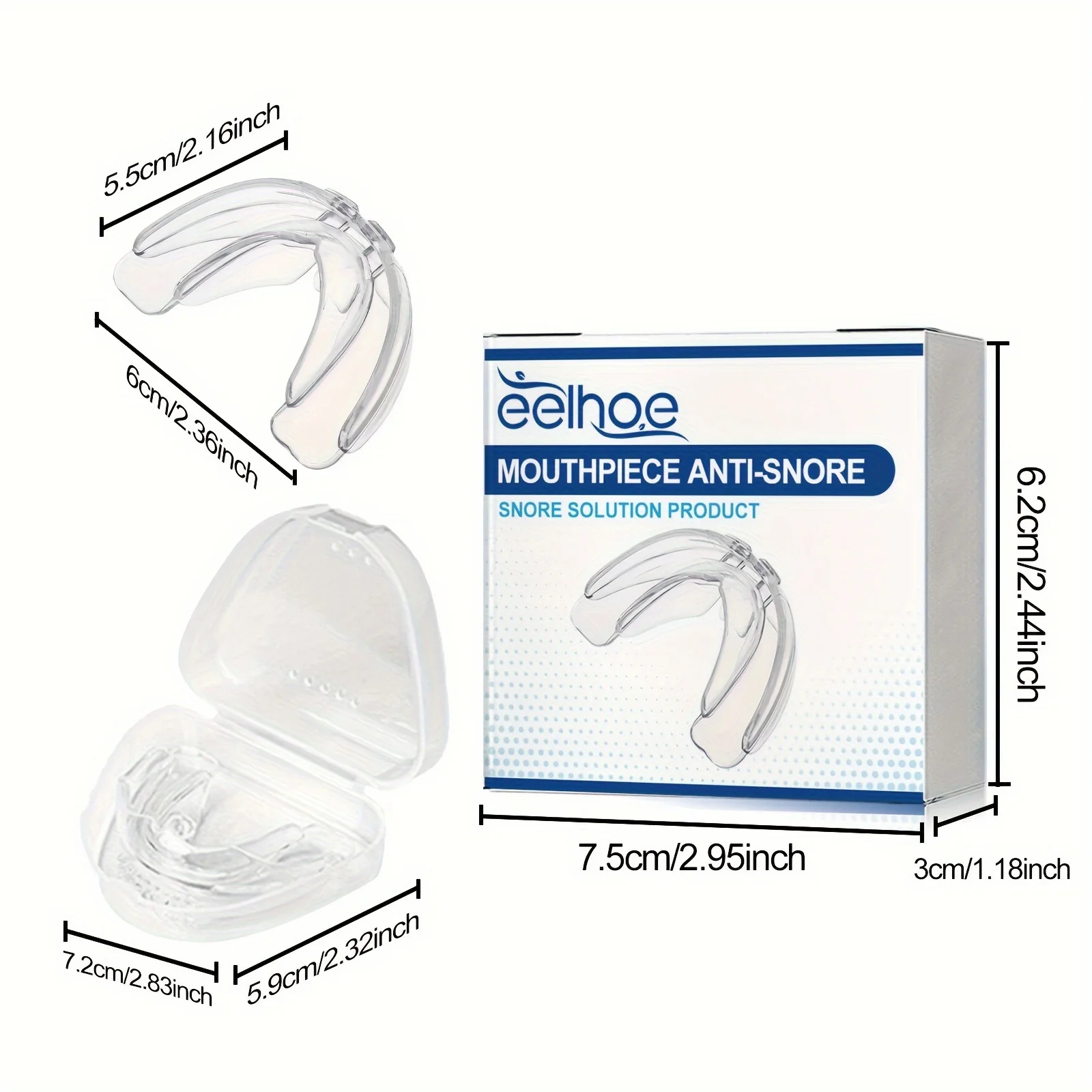 1pc Anti-Snoring Braces, Anti-Snoring Anti-Molar Breathing Smoothing Mouth Guard, Anti-Snoring Braces, Protective Teeth Braces 3