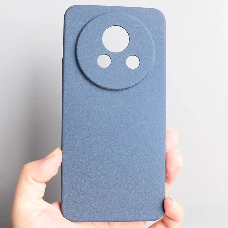 Ultra Thin Sandstone Matte Phone Case with Camera Lens Protection, Soft Silicone Back Cover