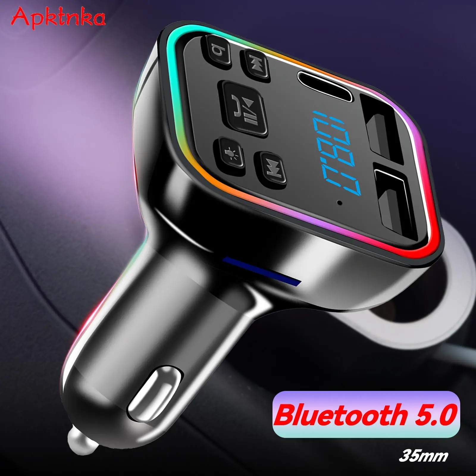 

Автомобильный Bluetooth-приемник 2. 0 FM-передатчик в комплекте