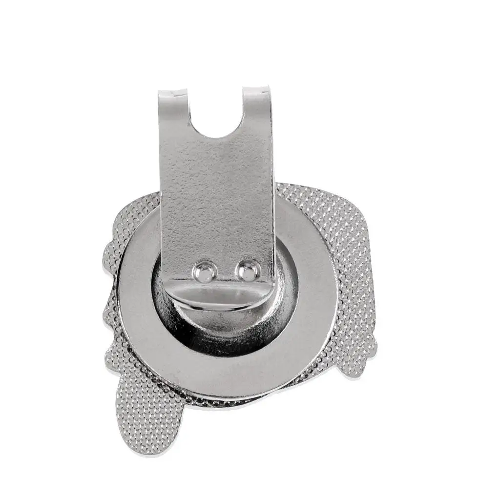 Pedicab Pattern Hat Clip Golf Ball Marker Suit for Golf Visor