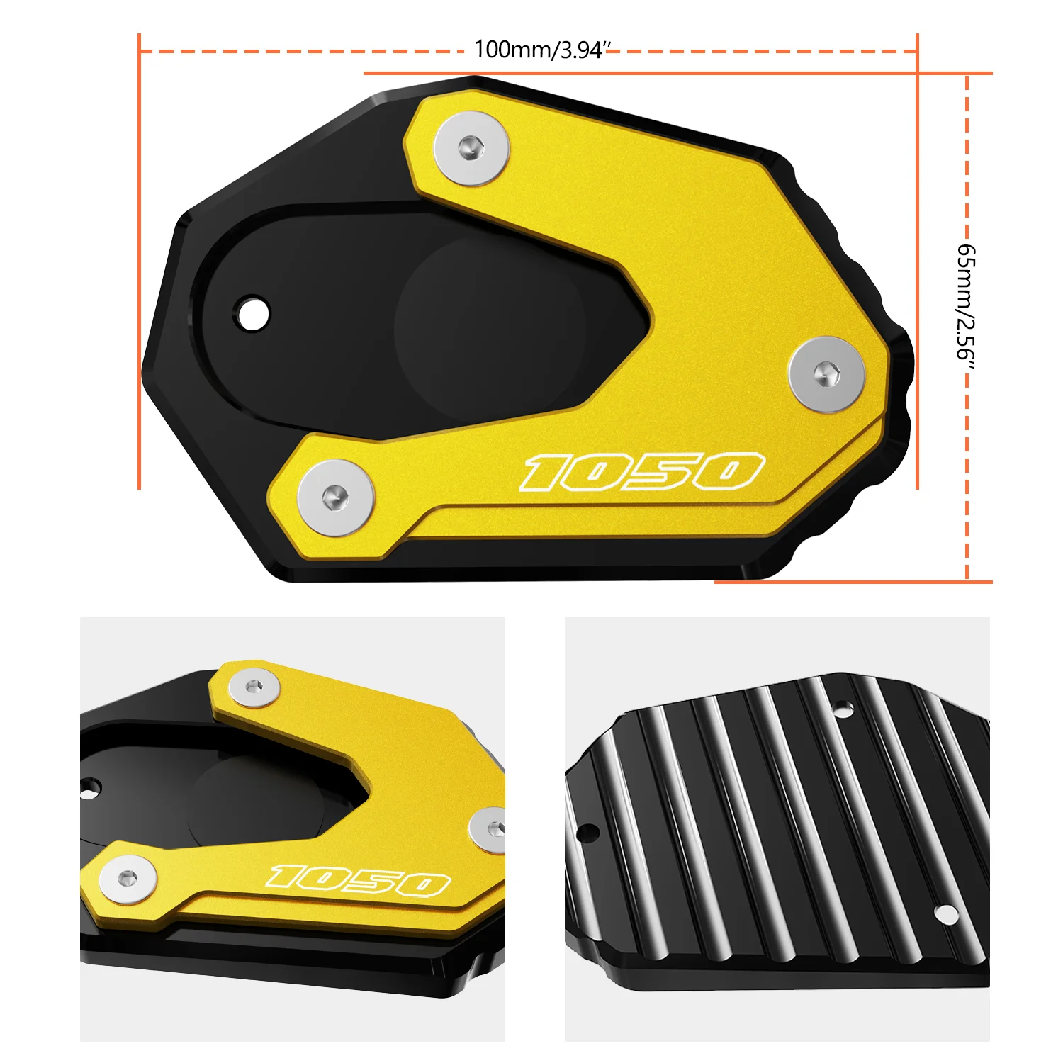 Motorcycle Kickstand Extender For SUZUKI VSTROM 1000/XT 1050/XT DL1000 V-Strom 1000 1050 Side Stand Extension Plate