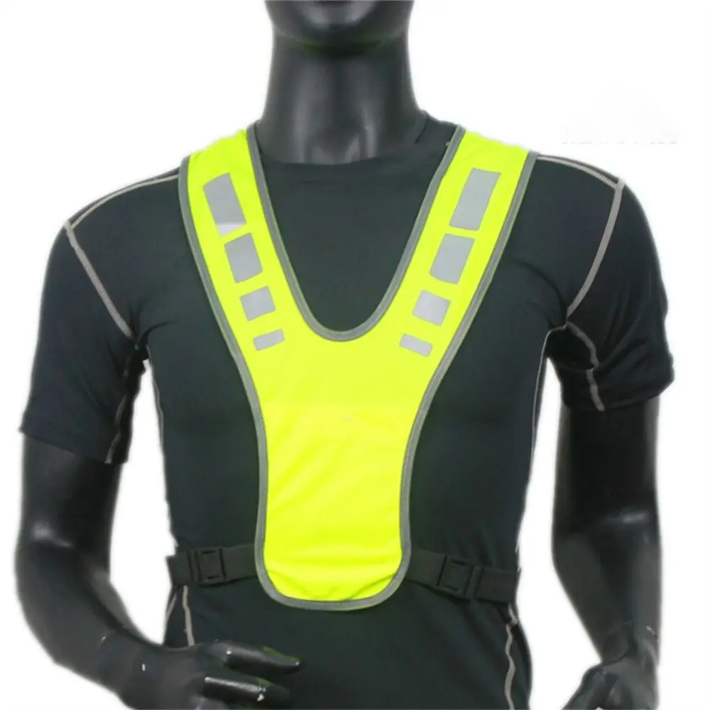 High Visibility Safety Vest Night Security Yellow Motorcycle Safety Jacket Traffic Car Reflective Clothing