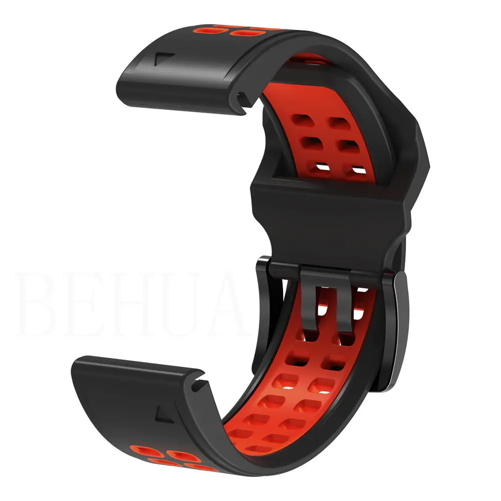Enhanced Silicone Watch Band with Quick Release Mechanism