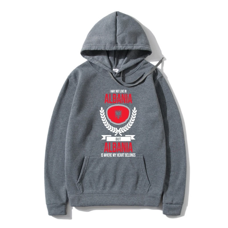 

Hoodi Albania Outerwear My Hear Belongs To Albania Country Love Hoody Hoodys Unisex Fleece Fleece Hoody