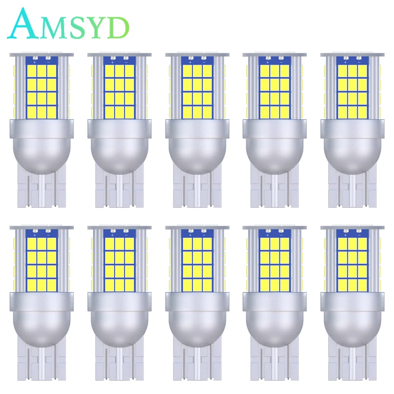 2/10pcs Car Signal Light T10 W5w 194 Led Bulbs Canbus Error Free 12v