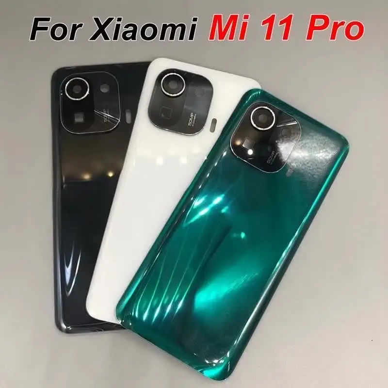 Vitre arrière couvercle cache batterie pour Xiaomi Mi Note 10 Lite NOIR