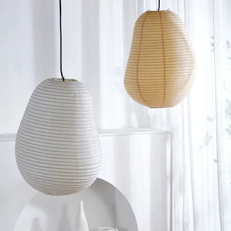 Nordic Paper Pendant Lights for Table Dining Room Coffee Kitchen Island Chandelier Home Decor Simple Hanging Lusters Luminaires
