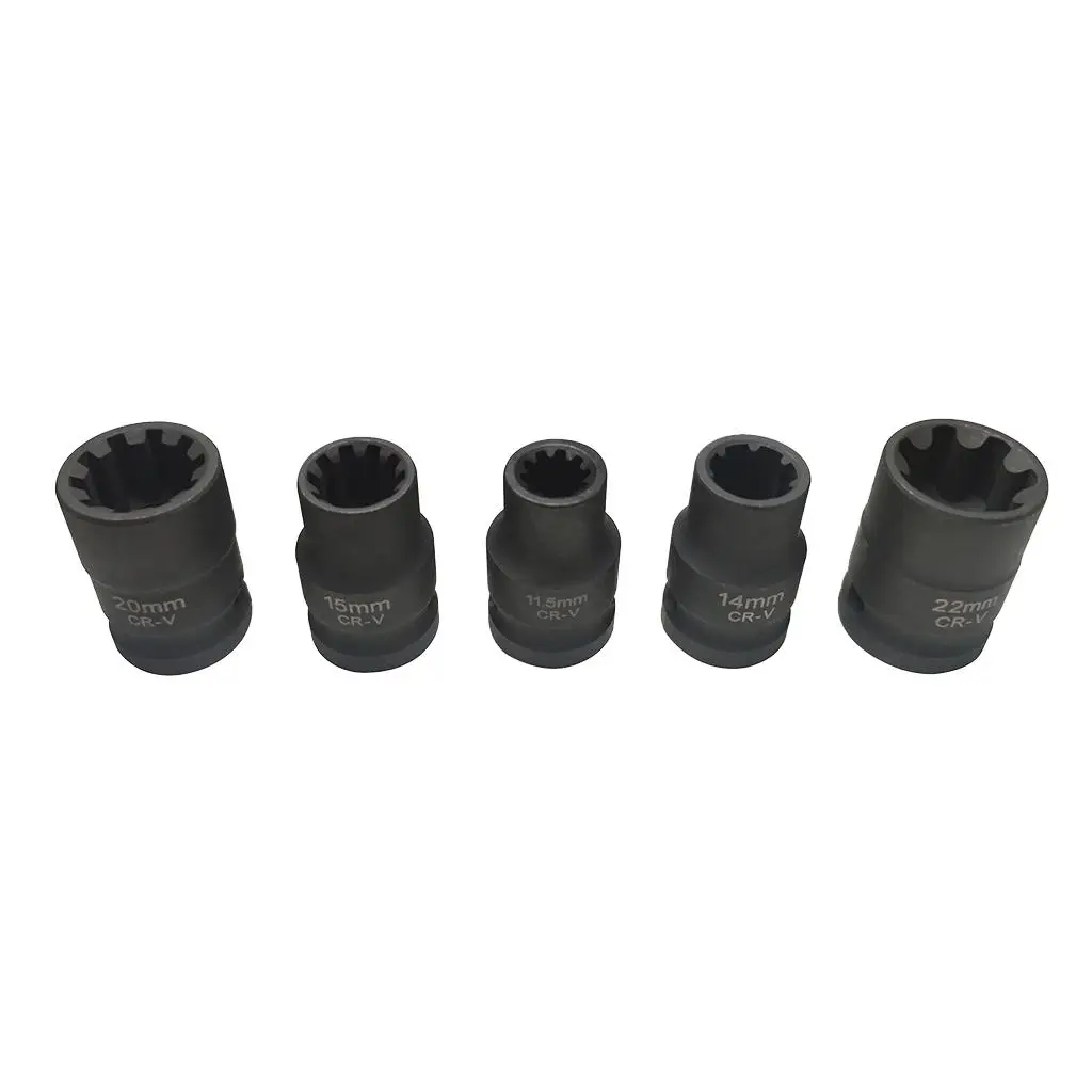 1 Set Brake Caliper Sockets 7pt 10pt 1/2" square drive Fits for Audi Durable 3