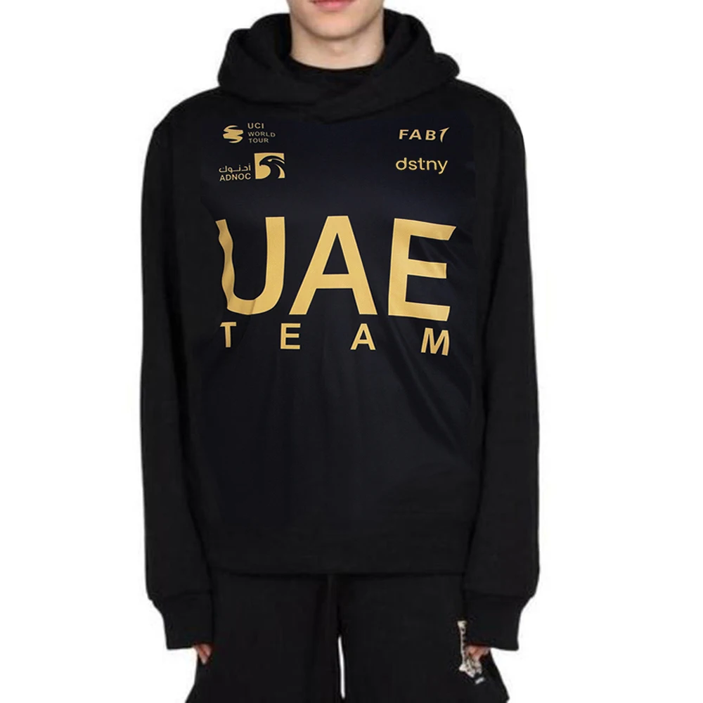 Hoodies Sweatshirt Sportswear Quick Dry for Men Women UAE TEAM winter sweatshirt men running tops