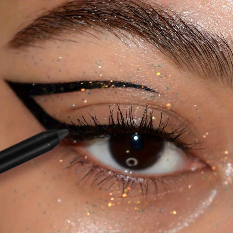 Black Brown Waterproof Eyeliner Pencil Long Lasting Easy To Wear Eye Liner Gel Matte Quick Drying Eyeliner Pen Makeup Cosmetic 4