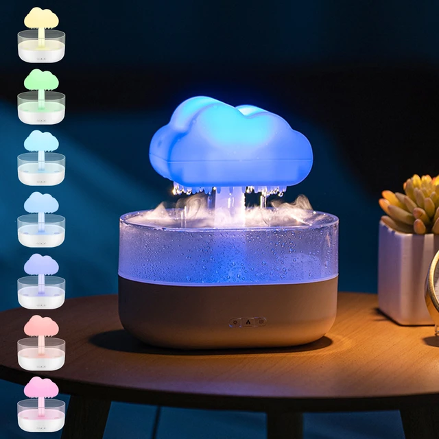 Humidificateur d'eau goutte à goutte en forme de nuage de pluie