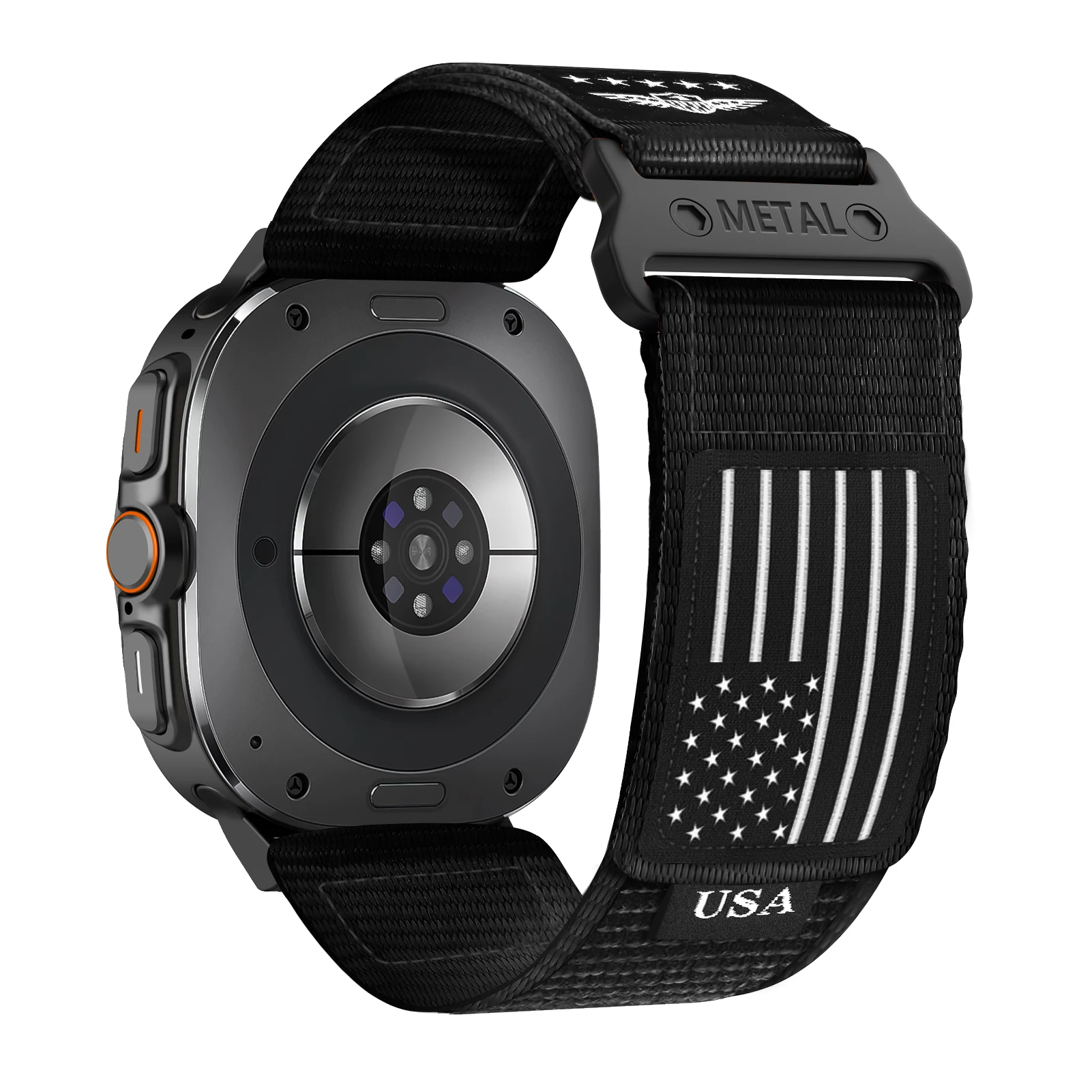 Adjustable Nylon Sport Band Strap for Samsung Galaxy Watch Ultra - 47mm Wrist Accessory Bracelet