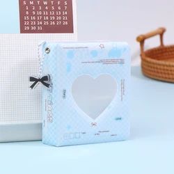 3 - Inch Love Album with 36 Pockets - Cute Mini Photocard Holder & Storage Case (Blue)
