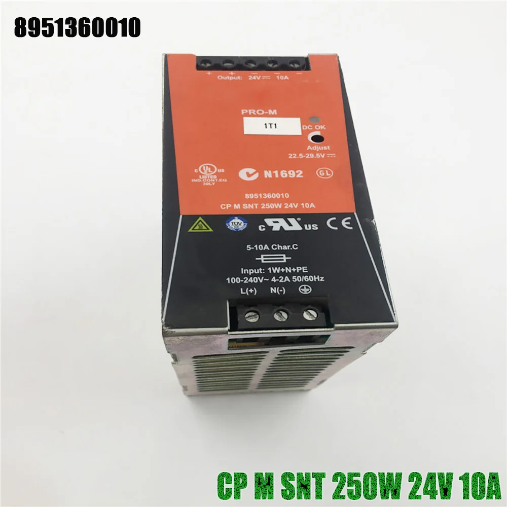 

Original For Weidmüller Rail Switching Power Supply Single Phase 8951360010 CP M SNT 250W 24V 10A