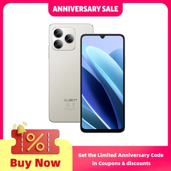 Cubot Smartphone Android 15 A40, 12GB RAM+256GB ROM, 6.88-Inch 120Hz Screen,Octa-core, 48MP Camera, 5100mAh Battery,NFC,Face ID