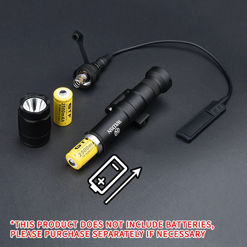 WADSN Tactical M640 M340 Flashlight Offset Mount Mlok Keymod Base - Foto 7