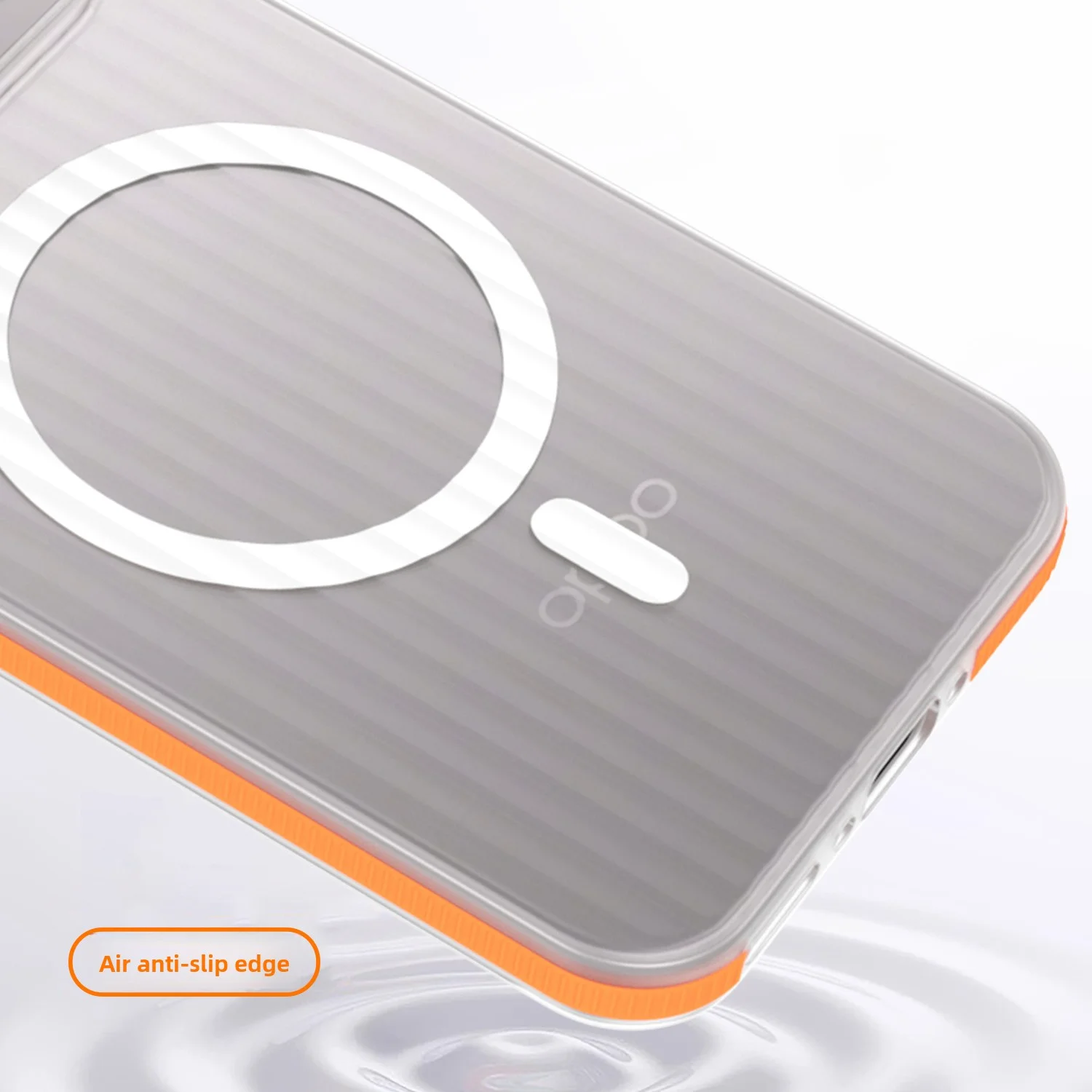 Hard Transparent Magnetic MagSafe Anti-slip Protective Back Cover
