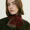 Korean Cross Knitted Scarf Women‘s Double-sided Neck Wraps Winter Soft Patchwork Scarves Lady Bufandas Muffler Foulard Christmas 5