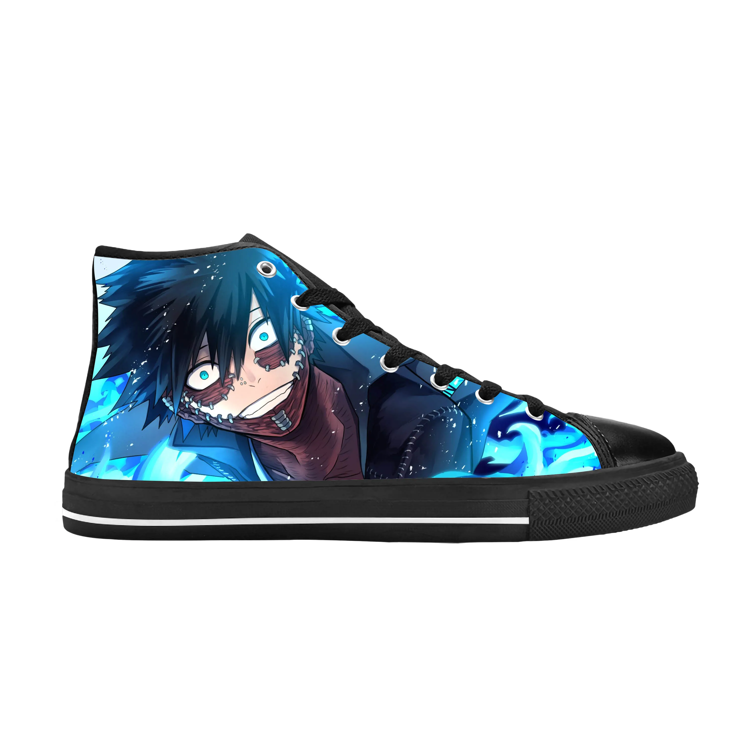 

Anime Cartoon Manga Comic My Hero Academia Dabi Casual Cloth Shoes High Top Comfortable Breathable 3D Print Men Women Sneakers