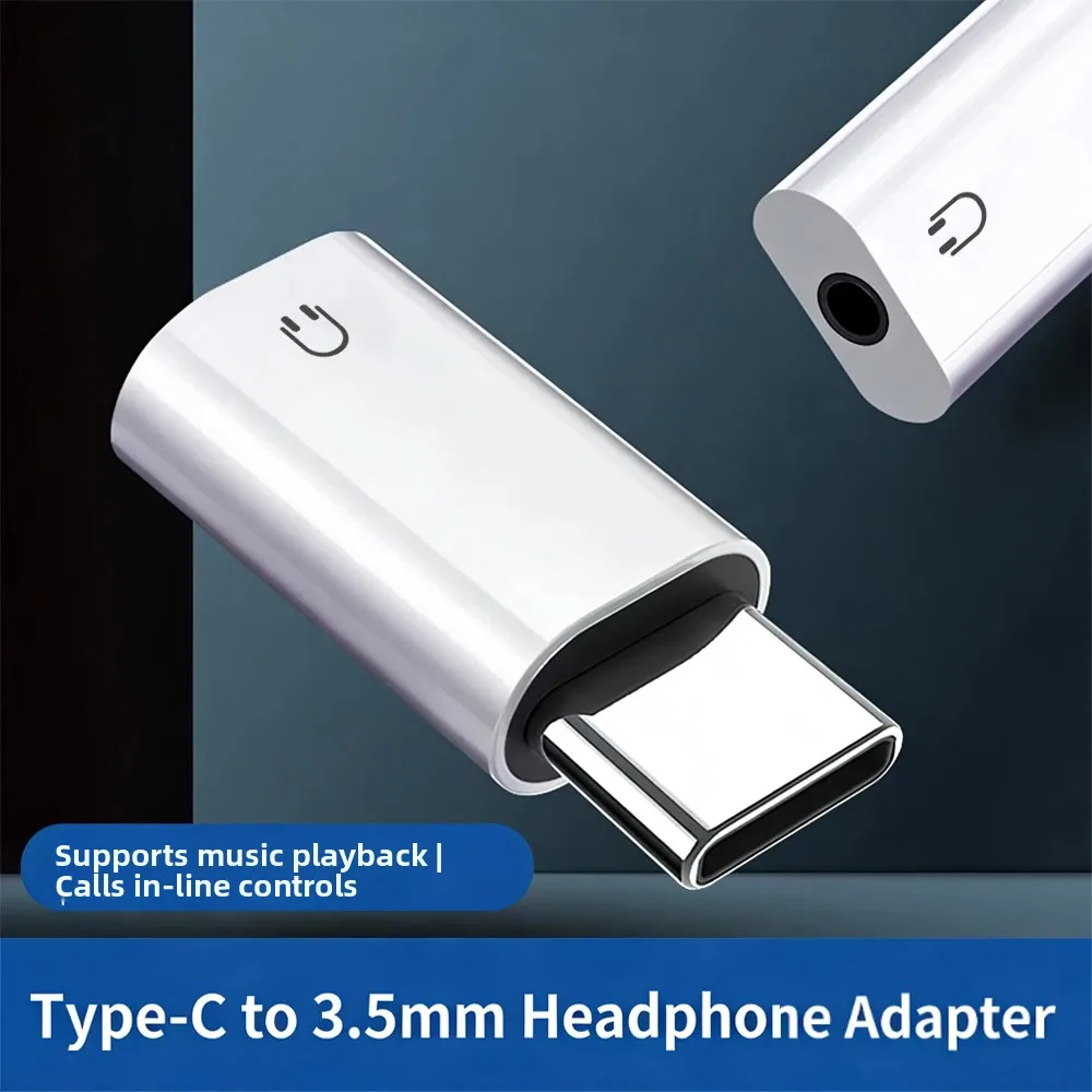 USB-C to 3.5mm Audio Headphone Adapter - High-Fidelity Sound Quality Adapter
