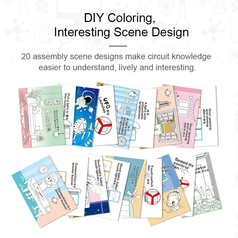 Kit Scientifico STEM Per Bambini 8-12 Anni - Giocattolo Ingegneria Circuiti E Ingegneria, Regalo Compleanno Ragazzo Ragazza - 3