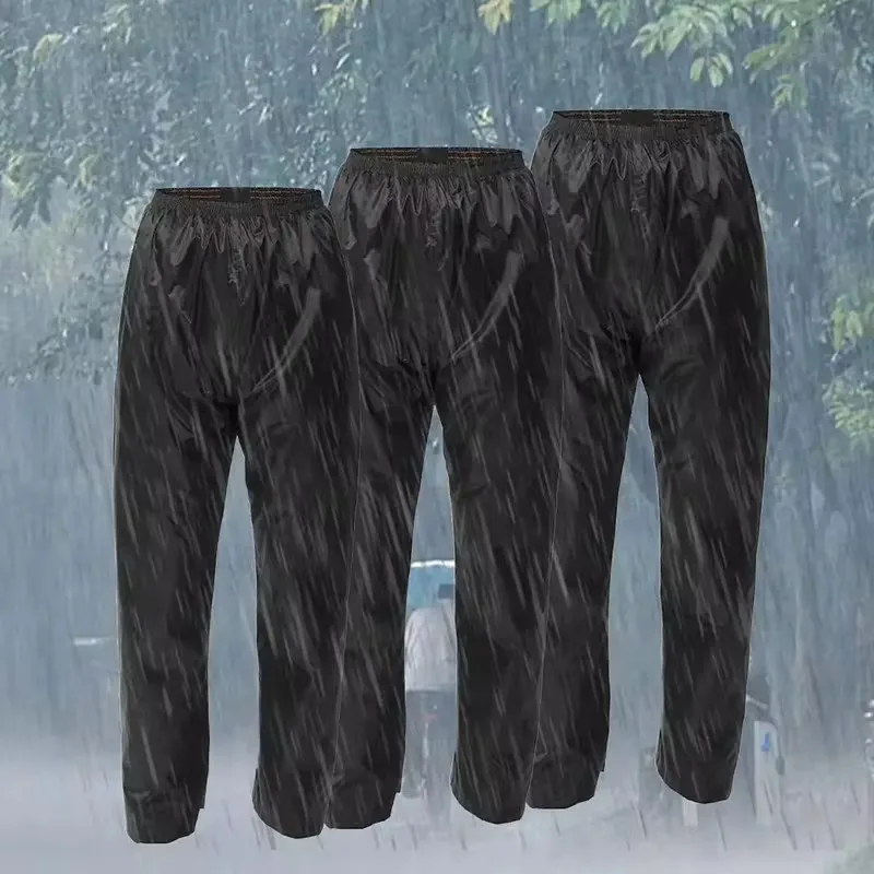 Hiking Rain Pants For Men Women Outdoor Waterproof Pants Motorcycle Climbing Camping Cycling Sports Mountain Rain Trousers