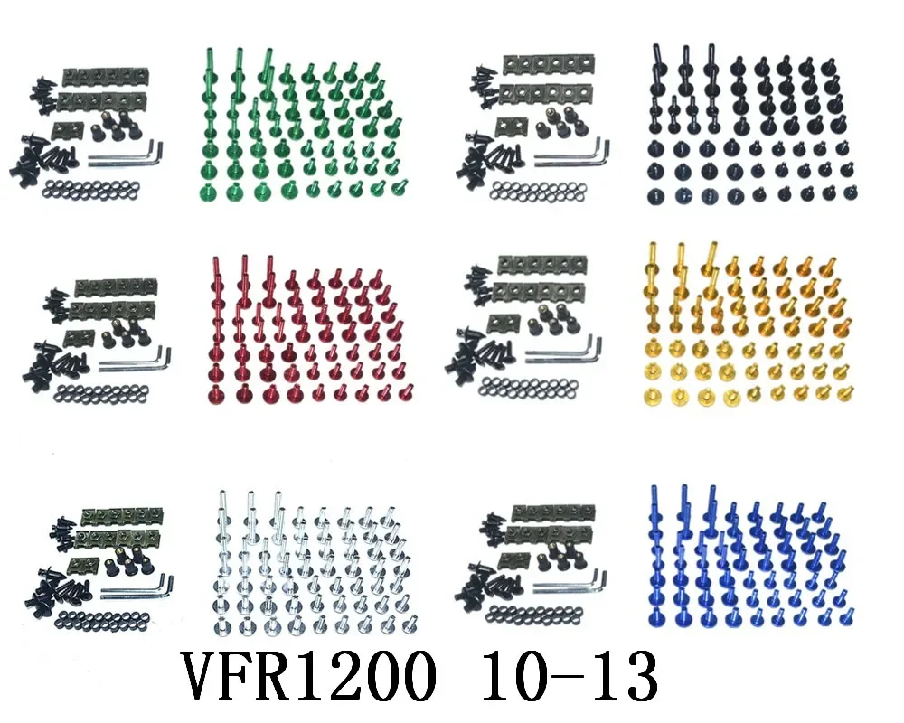 

ЧПУ полный комплект обтекателей болтов фрез для Honda VFR1200 2010-2013