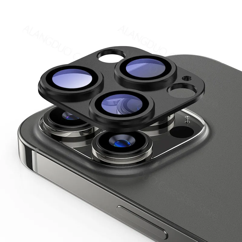 Pour iPhone 14 Pro Max 14pro Protecteurs d'objectif d'appareil photo Film en verre pour iPhone 14pro Max 14max iPhone14 Étui de protection d'objectif_voghion.com