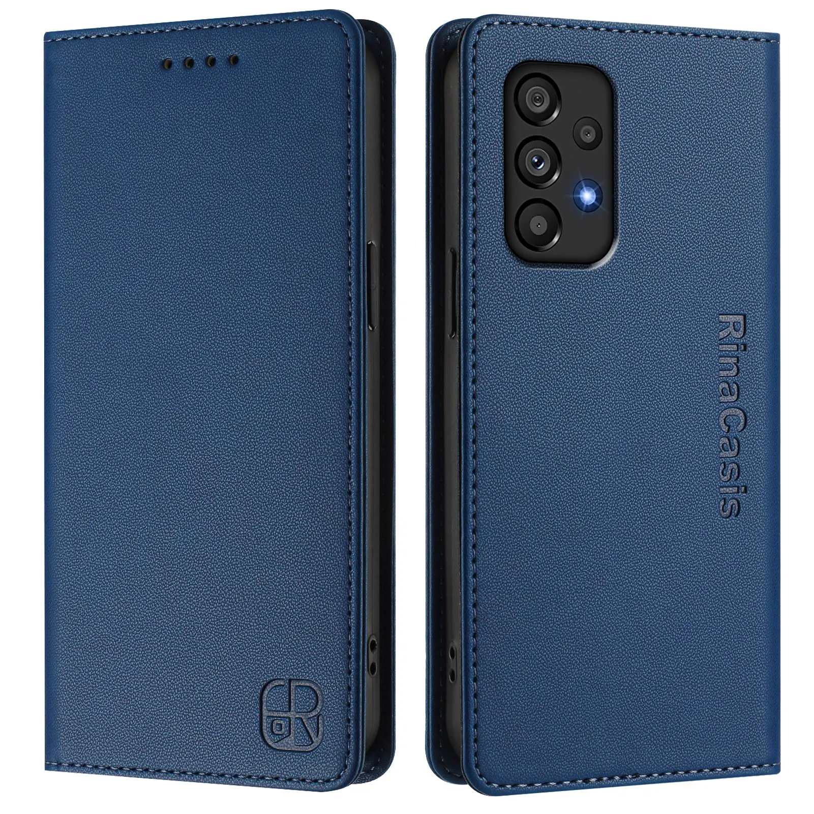 Luxurious Magnetic Leather Wallet Phone Case Cover