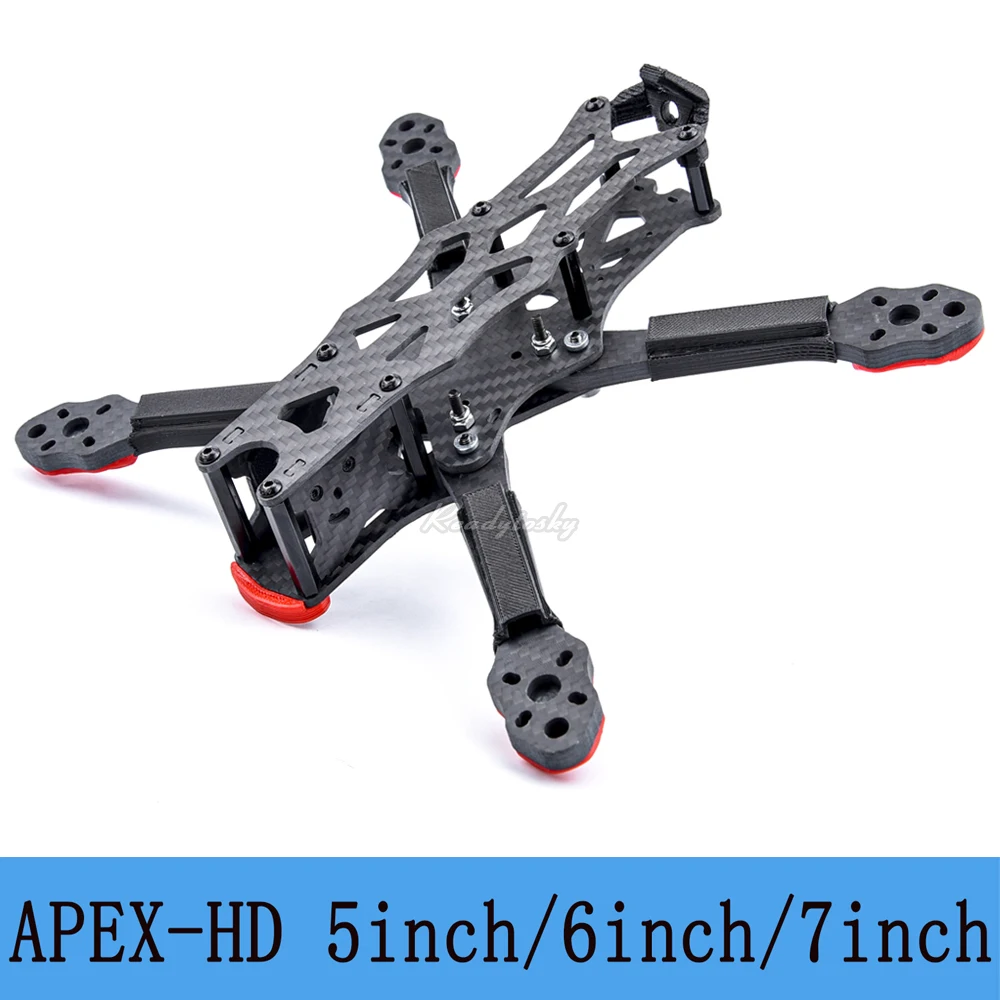 5inch 225mm / 6inch 260mm / 7inch 295mm Carbon Fiber Quadcopter Frame Kit For APEX 7 Inch APEX-HD FPV Freestyle RC Racing Drone 5 5inch 225mm / 6inch 260mm / 7inch 295mm Carbon Fiber Quadcopter Frame Kit For APEX 7 Inch APEX-HD FPV Freestyle RC Racing Drone - Image 5
