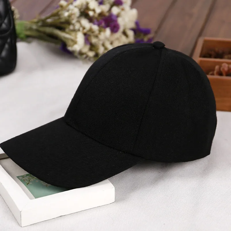 Fashion Retro Solid Color Men and Women Universal Baseball Cap Outdoor Sports Casual Girl Ponytail  Hat Sale 4
