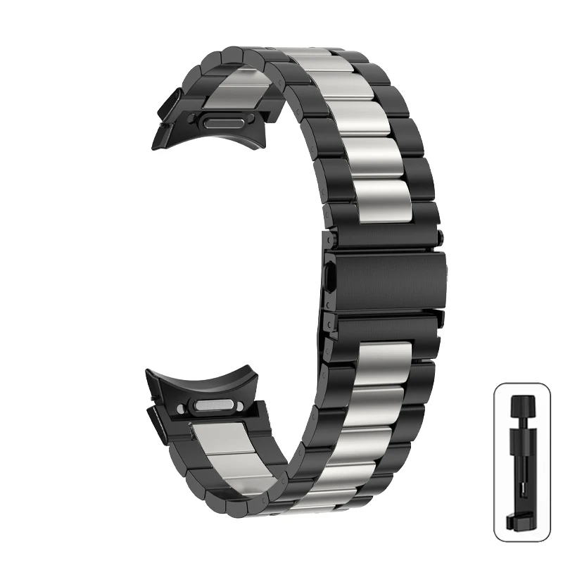 Premium Stainless Steel No-Gap Watch Band Bracelet