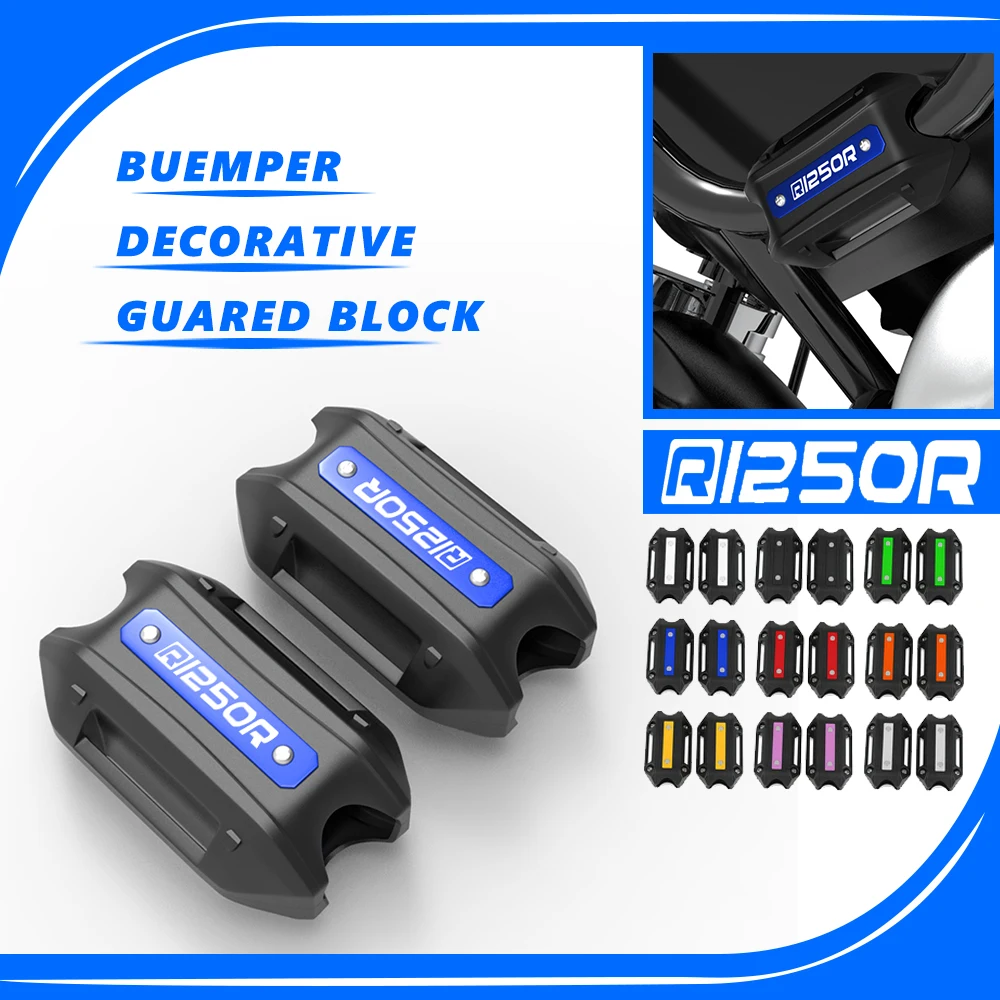 

25mm Motorcycle For BMW R1250R R1250RT R1250RS R 1250 RT RS R1250 R Crash Bar Bumper Engine Guard Protection Decorative Block