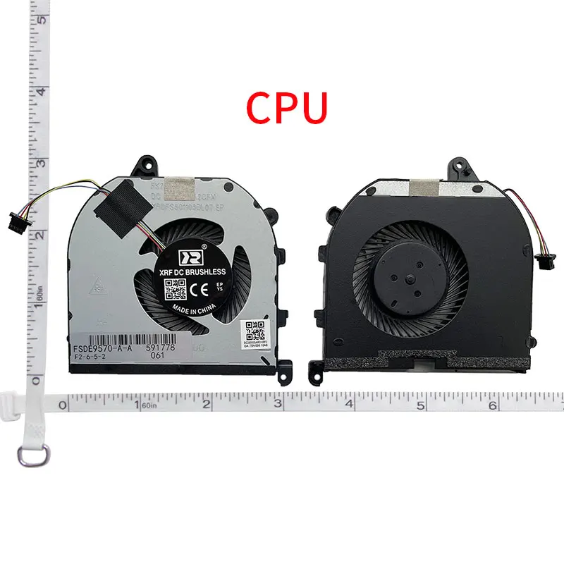 New Cooling Fan For DELL XPS 15-9570 9570 M5530 XPS 15 7590 M5540 series CPU & GPU Cooling