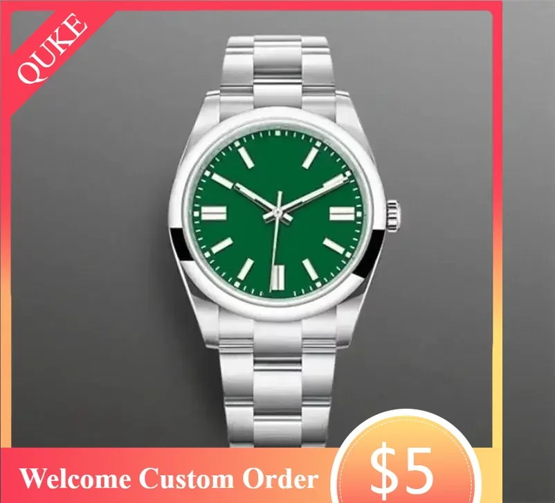

Luxury Men's And Women's Watch Oyster Perpetual Automatic Mechanical Sapphire Glass Water Resistant 904L Stainless Steel AAA+