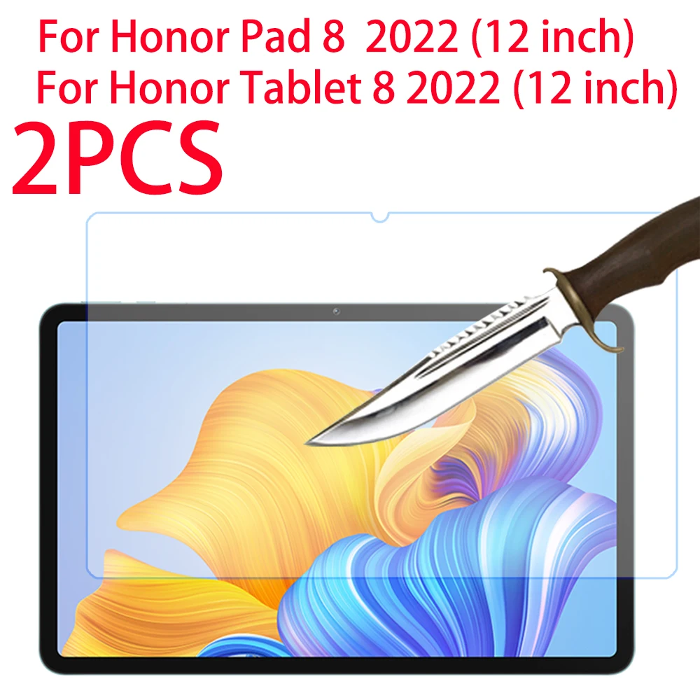 

2 Packs Tempered Glass Screen Protector For Huawei Honor Pad 8 2022 12 inch HEY-W09 For Honor Tablet 8 12 Inch Protective Film
