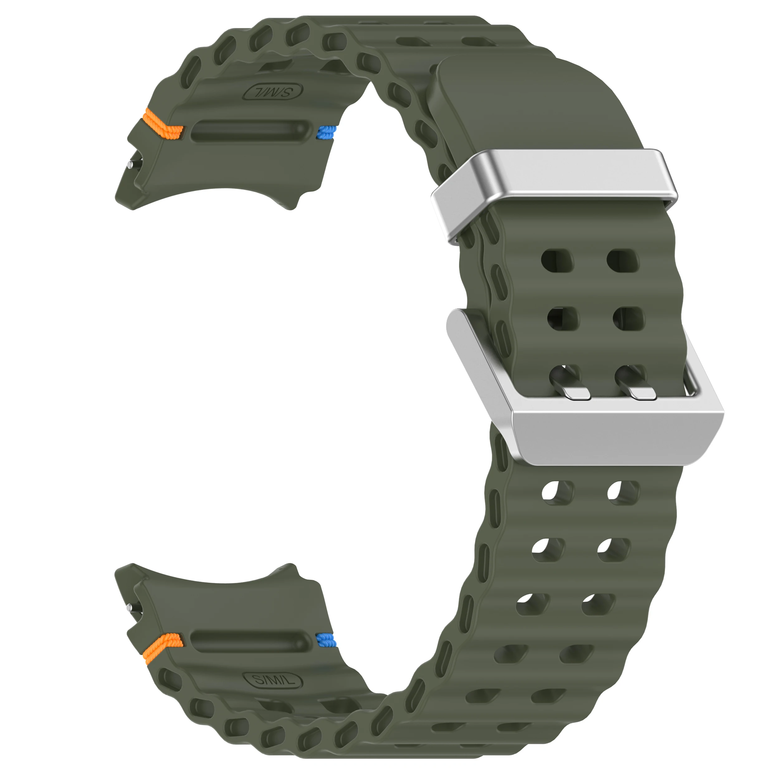 Seamless Silicone Watch Band - Versatile Smartwatch Strap