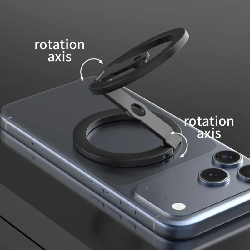 Compact Foldable Double-Sided Magnetic Stand for Phones & Photography Accessories