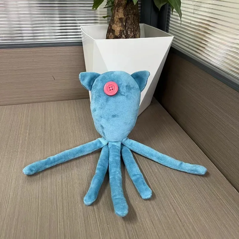 28cm Coraline Squid Plush Toy Soft Stuffed Cartoon Figure Kawaii