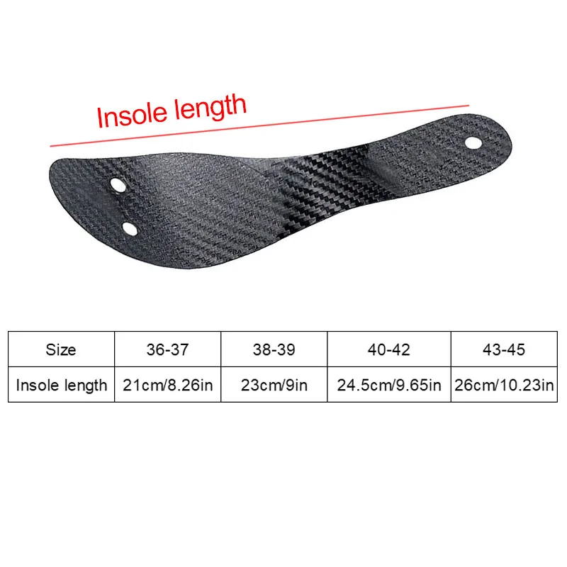 Enhanced Carbon Fiber Running Insoles with Arch Support – Full-Length, Anti-Torsion Design