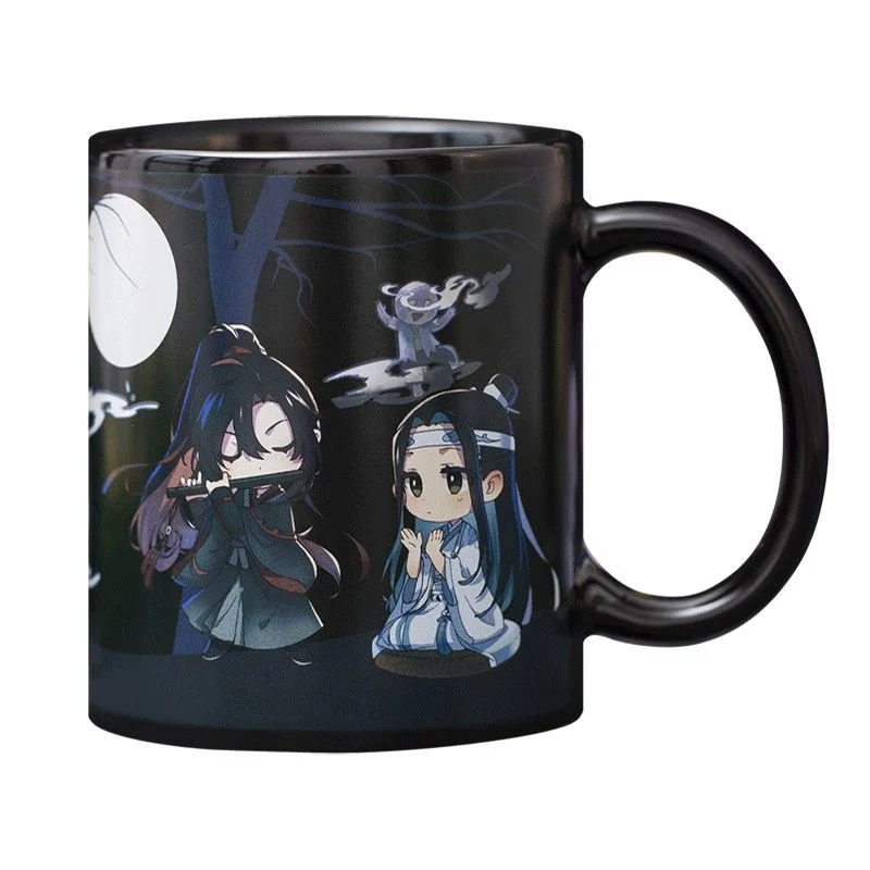 Mo Dao Zu Shi Wei Wuxian Lan Wangji Couple Cup MDZS Color-changing Mug Lucky Stone Wei Wuxian Lan Wangji Mug Couple Gift