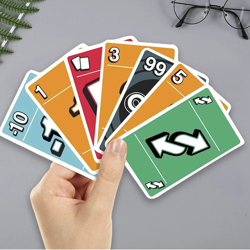 new uno no mercy card game Anime Cartoon Board Game Pattern Family