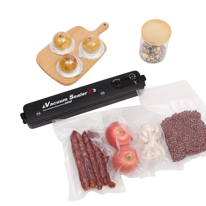 Household Food Vacuum Sealer Food Packaging Machine Film Sealer EU Plug Vacuum Packer With 10pcs Food Vacuum Bags Kichen Tool 4