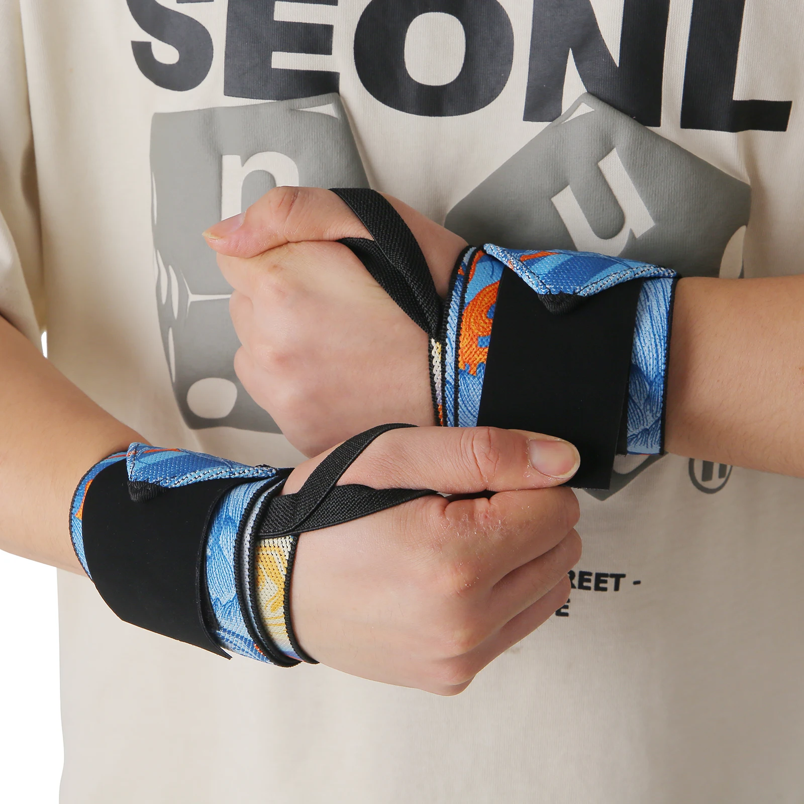 Berserk Anime Flexible Wrist Wraps for Weightlifting - Adjustable and Elastic Gym Wrist Support