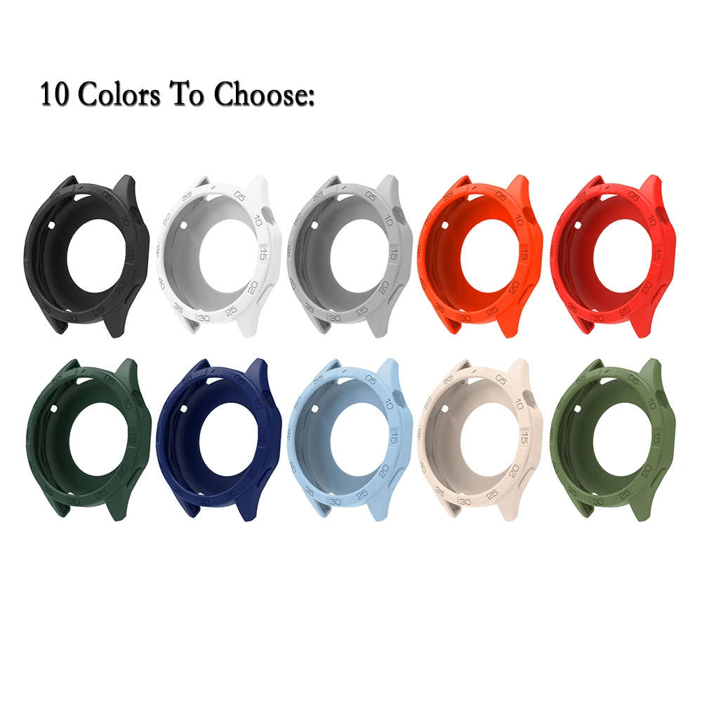 For Huawei Watch GT 4 46mm High Quality Silicone Band Compatible Smart Watchband With Super Light Watch Case
