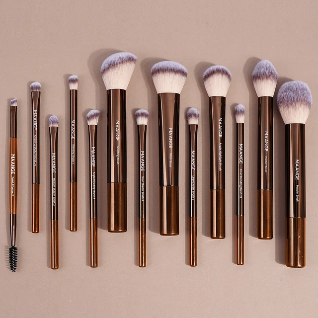 13pcs Makeup Brush Set Foundation Concealer Powder Eyeshadow Blush Brush Kabuki Blending Cosmetic Makeup Beauty Tool for Face 1