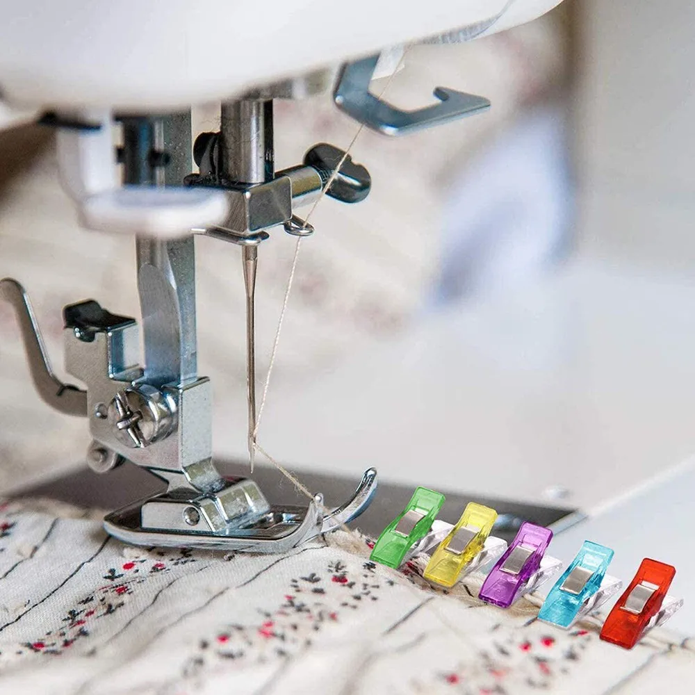 Description Picture 6 of item20pcs Multipurpose Plastic Colorful Sewing Accessories Clips for Clothes Clip Articles Fabric Clothespins Supplies Needlework