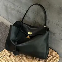 Sac à Main en Cuir group pour Femme, Marque de Luxe, Marron, Daim Givré, Fourre-Tout localité, à la Mode 3