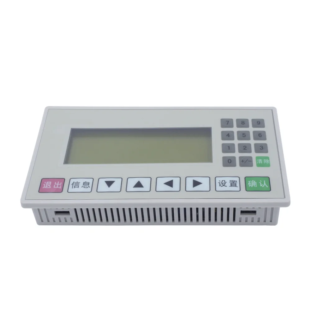 Text PLC All in one OP320 PLC 10MR/10MT communication with Display 3.7inch with Real Time Clock and programming cable