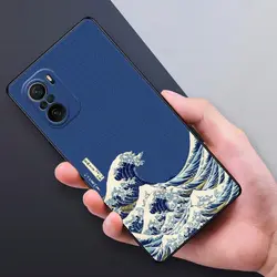 Japan Hokusai Kanagawa Great Wave Artistic Phone Cover for POCO F3 (K40) (B01)